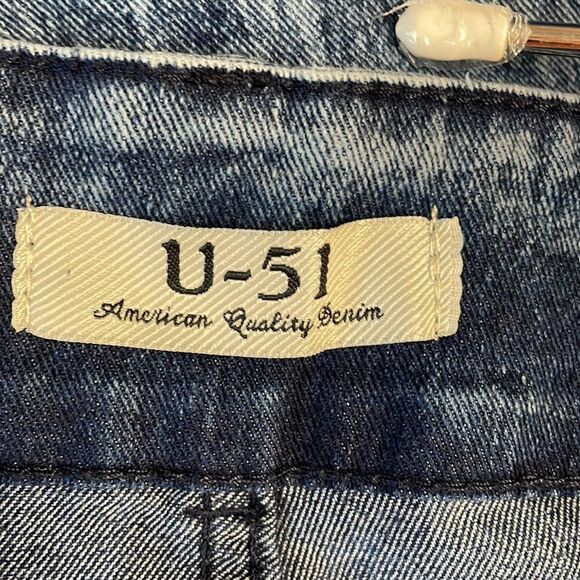 U-51 Ladies Acid Washed Jeans, Size 20, Blue - Picture 8 of 9